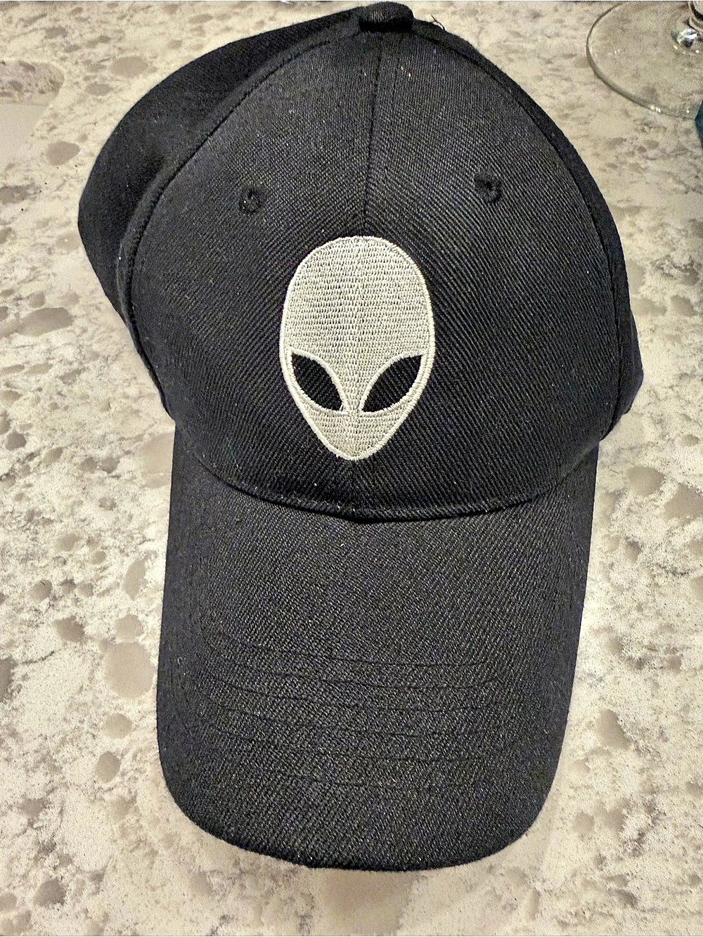 Alienware Embroidered Logo Baseball Cap Black